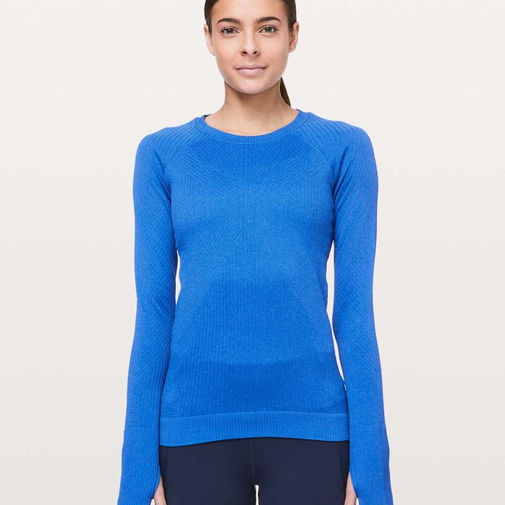 Lululemon Rest Less Pullover Chromatic Cobalt Siz… - image 1
